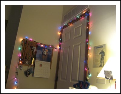 lazy christmas decorating